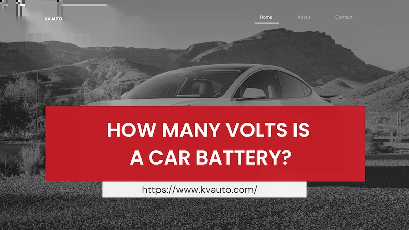 How Many Volts is a Car Battery